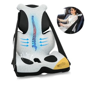 Snailax Memory Foam Office Chair Cushion with Lumbar Support Pillow to Improve Posture, Sciatica, Hip & Back Coccyx Tailbone Pain Relief - 230 - 1 of 4