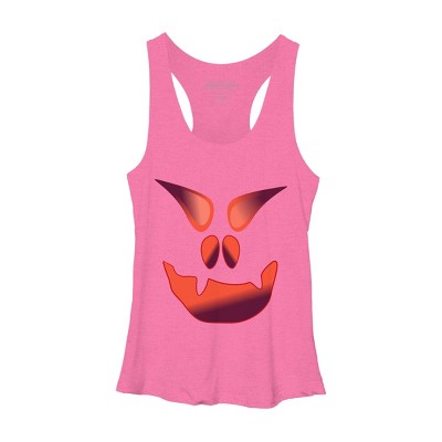 Women's Design By Humans Halloween Monster By LamaStar Racerback Tank Top