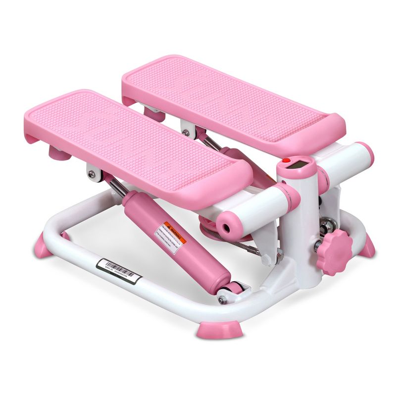 Sunny Health &#38; Fitness Total Body Battery Step Machine - Pink, 1 of 14