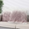 Unique Bargains Faux Fur Warm Fuzzy Square Plush Gradient Pillowcase 1 Pc - 2 of 4