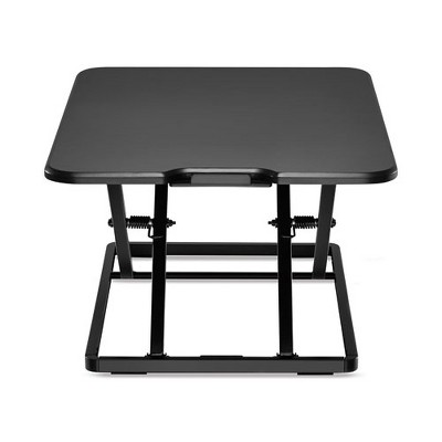 Black Adjustable Steel Standing Desk Converter