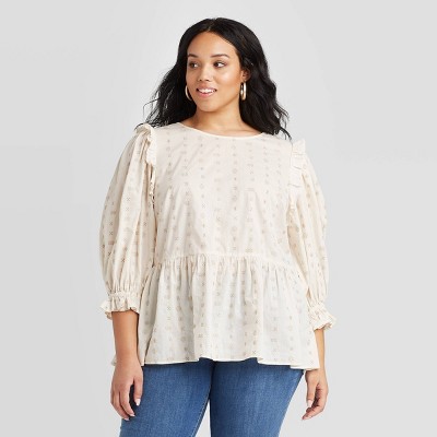 ruffle sleeve top target