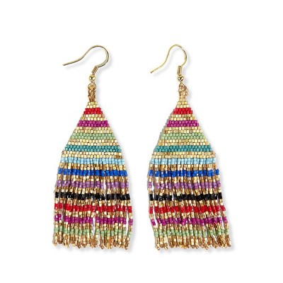 Gold tassel deals earrings target