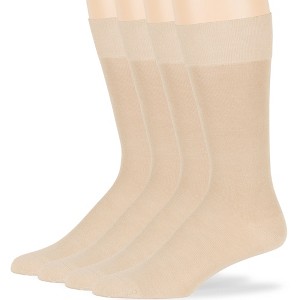 Men's Viscose Bamboo Dress Sock - 4 Pack - 7BIGSTARS KINGDOM - 1 of 4