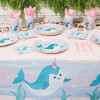 Blue Panda 50-Pack Narwhal Disposable Paper Napkins for Birthdays Party Supplies (5 x 5 Inches) - 2 of 4