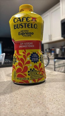 Café Bustelo Unsweetened Espresso-Style Iced Coffee - 40 fl oz : Target