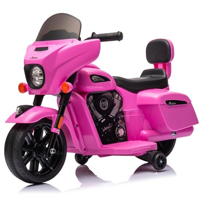 Ride on Motorcycle for Kids, 6V Electric Dirt Bike, License Motorcycle with USB, AUX, Music and Headlight for Toddler 1-3