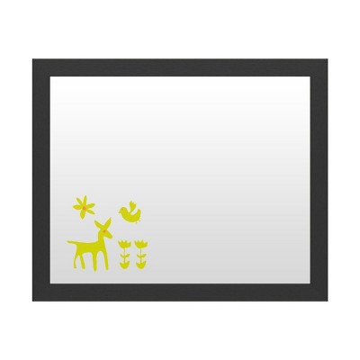 Trademark Fine Art Dry Erase Marker Board with Printed Artwork - Studio W 'Otomi Tile Iii' White Board