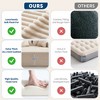 Oversized Chaise Lounge Chair Indoor 2‑Person Comfy Cloud Boneless Couch Corduroy Foam No Assembly Required Sofa Bed with 4 Pillows & Armrests - 4 of 4