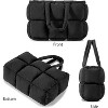 Puffer Tote Bag for Women, Large Quilted Puffy Handbag Lightweight Satchel Purse - 4 of 4