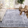 Vintage Washable Area Rug Non Slip Non Shedding Traditional Floor Cover  Stain Resistant Accent Indoor Foldable Mat - 4 of 4