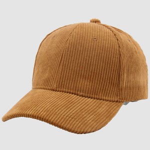 Anna-Kaci Women's Corduroy Baseball Cap - Stylish & Comfortable - 1 of 4