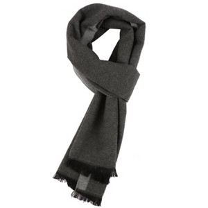 Unique Bargains Men's Fashionable Rectangle Long Knitted Warm Winter Soft Scarves Wrap Shawl - 1 of 4