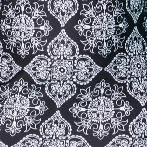 black geo foulard