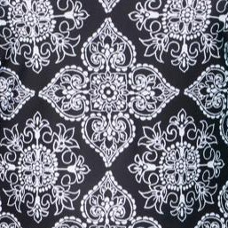 black geo foulard