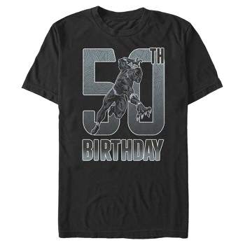 Men's Marvel Black Panther 50th Birthday T-Shirt