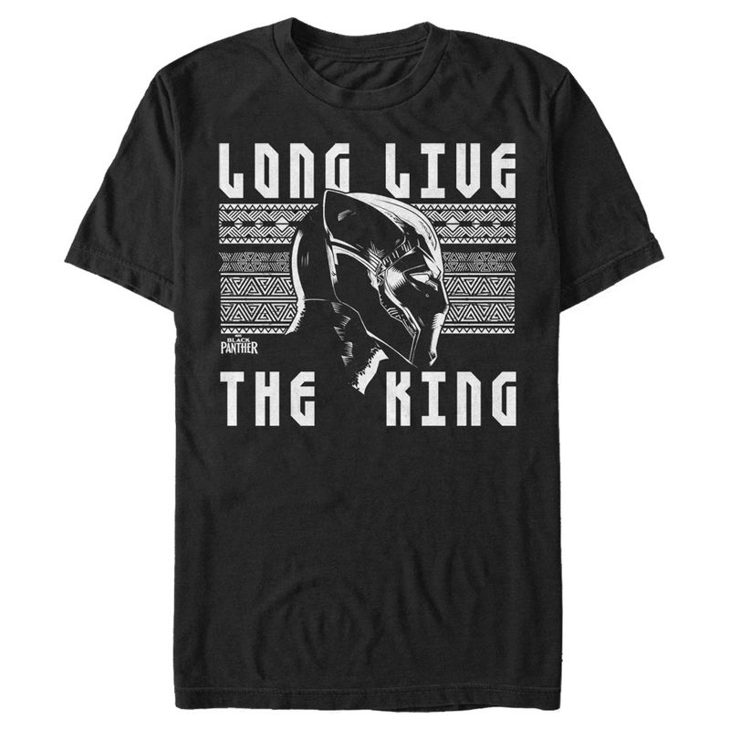 Men's Marvel Black Panther 2018 Long Live King T-Shirt, 1 of 5