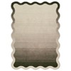 Garvee Scalloped Area Rug Modern Ombre Rugs for Living Room Soft Washable Non Slip Low Pile Throw Carpet - 4 of 4