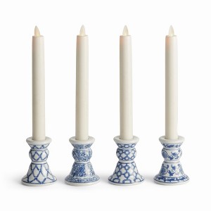 Plum & Post Barclay Butera Dynasty Mini Taper Holders, Set of 4 - 1 of 4