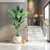 Bird of Paradise Artificial Bird of Paradise Plant 6FT(72in) Fake Palm Tree  with 14 Trunks Faux Leaves - 3 of 4