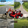 12V Kids Ride On Excavator with Remote Control, Functional Digging Arm, LED Tail Lights, Music, USB - 2 of 4