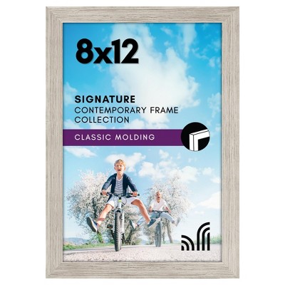 Americanflat Picture Frame with shatter-resistant glass - Wall Mounted Horizontal and Vertical Formats