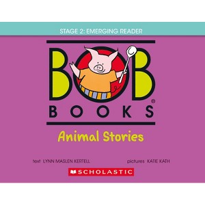 Bob Books - Animal Stories Hardcover Bind-Up Phonics, Ages 4 and Up, Kindergarten (Stage 2: Emerging Reader) - by  Lynn Maslen Kertell - 1 of 1