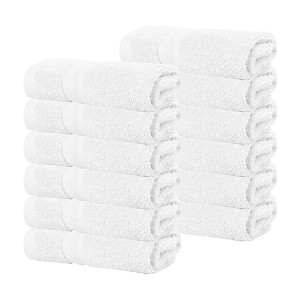Smart Dry Cotton Medium Weight Solid Towel Set by Blue Nile Mills - 1 of 4