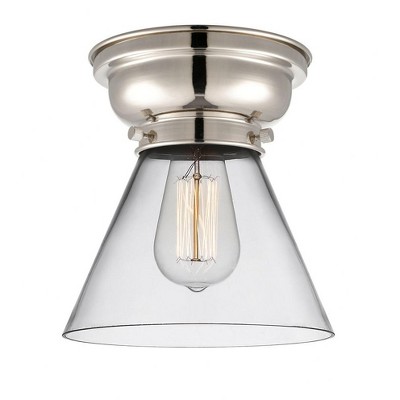 Cone - 1 Light Flush Mount In Industrial Style-7.4 Inches Tall and 7.75 Inches Wide