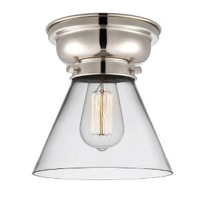 Cone - 1 Light Flush Mount In Industrial Style-7.4 Inches Tall and 7.75 Inches Wide - 1 of 1