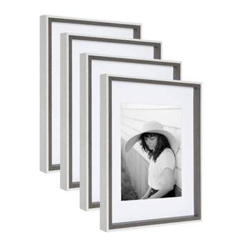 11" x 14" Gibson Wall Frame Set Gray - Kate & Laurel All Things Decor
