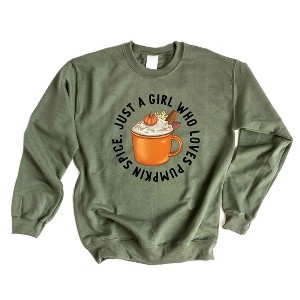Simply Sage Market Women's Graphic Sweatshirt Loves Pumpkin Spice - 1 of 2