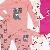 Leveret Girls Cotton Pajamas with Matching Doll Outfit – 2 Pack – Koala & Ballerina - 2 of 4