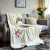 Lomsoe Cute Christmas Reindeer Print Flannel Blanket - All Seasons Throw Blanket, Soft Cozy Warm for Bed, Napping, Camping, Travel, Office - 3 of 4