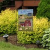 Briarwood Lane Spring Countryside Welcome Garden Flag Primitive Salt Box House 18" x 12.5" - 4 of 4