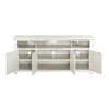 Nantucket 65" Solid Wood TV Stand Antique White - Martin Svensson Home - 3 of 4