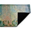 Stupell Industries Rustic Stripe Welcome Printed Outdoor Door Mat, design by Tim Coffey, 18"x30" - 2 of 4