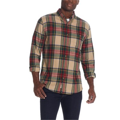Weatherproof Mens Flannel Button Up Shirt