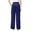 Roaman's Women's Plus Size Embroidered Pull-On Wide-Leg Chambray Pant - 3 of 4