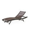 Christopher Knight Home Sarah Outdoor Patio Mesh Chaise Lounge with Adjustable Backrest and Metal Frame - 2 of 4
