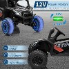 12V Kids Ride On Car, UTV Truck with Remote Control,4WD/2WD Switchable, Electric Vehicle with 4 Spring Suspension ,EVA Tires, Safety Belt, for 3+ - 4 of 4