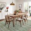 Living Room Rugs 9x12 Large Printed Braid Area Rugs Non-Slip Foldable Rugs Farmhouse Gradient Floor Carpet Non-Shedding Soft Low Pile Rug for Bedroom - 3 of 4