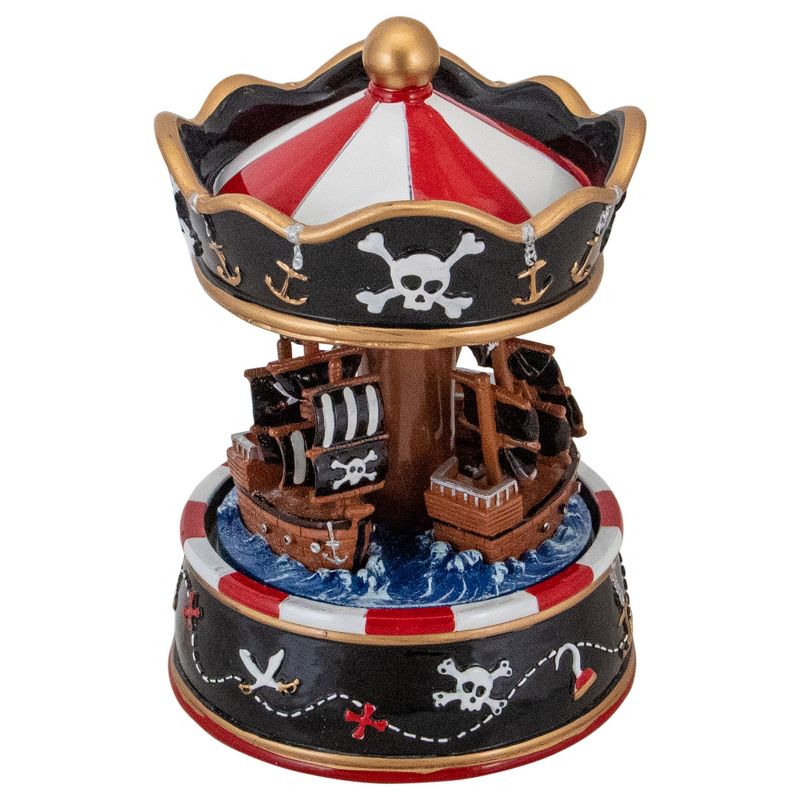 Northlight Children's Pirate Ship Animated Musical Carousel - 6.5", 4 of 7