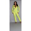 Slickblue Glamorous Rhinestone Blazer & Pants Set – Jade/Lime Color, Statement Outfit for Women, Size S-L - 2 of 4