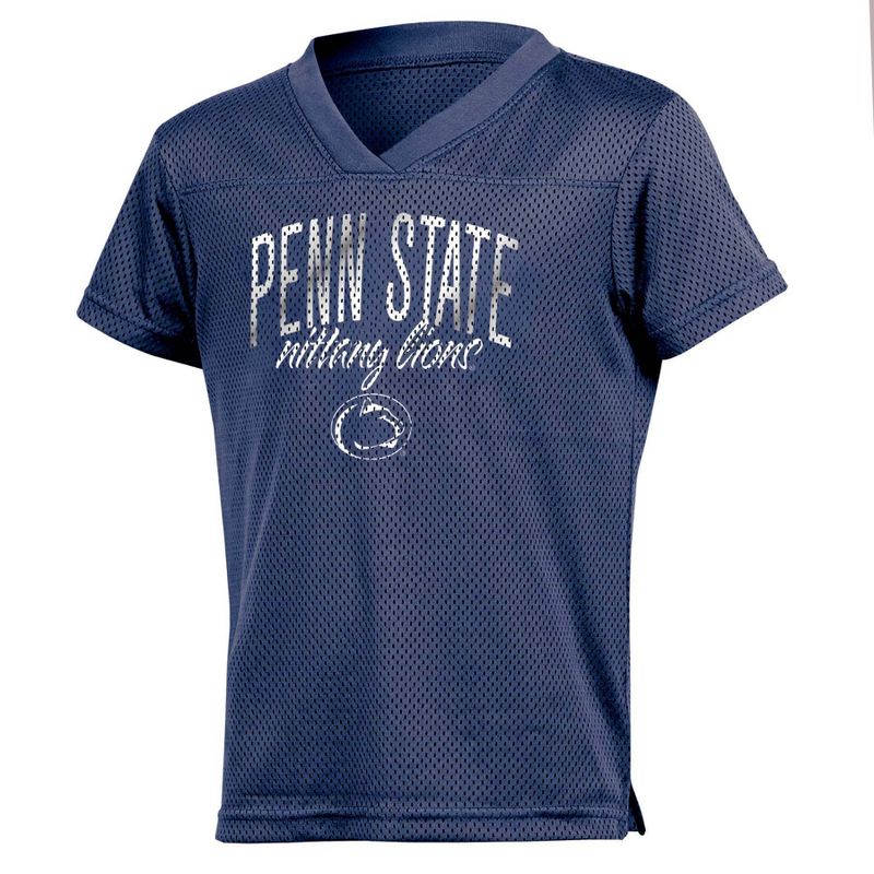 NCAA Penn State Nittany Lions Girls&#39; Mesh T-Shirt Jersey, 1 of 4