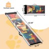 TopComfy Pet Ramp Retractable Telescoping Non Slip Sandpaper Colorful Patterns for Trucks SUVs Puppies Older Injured Pets, Black, 40.01"*18.12"*3.55" - 4 of 4