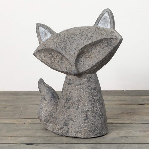 18.25"H Sullivans Gray Fox Garden Sculpture, Gray - 1 of 4