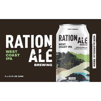 RationAle West Coast IPA Non-Alcoholic - 6pk/12 fl oz Cans