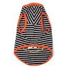 The Worthy Dog Knit Stripe Appliqué Jack-O-Lantern Dog Tee - 2 of 2