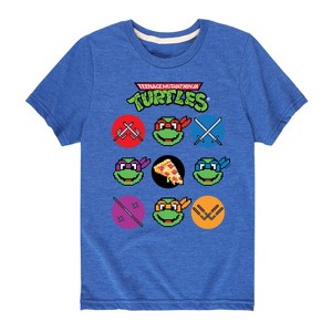 Boys' - Teenage Mutant Ninja Turtles - Turtles Grid Short Sleeve Graphic T-Shirt - 1 of 4